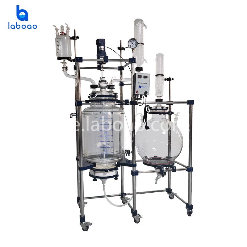 100L Kristallisationsfilter Doppelmantelglasreaktor
