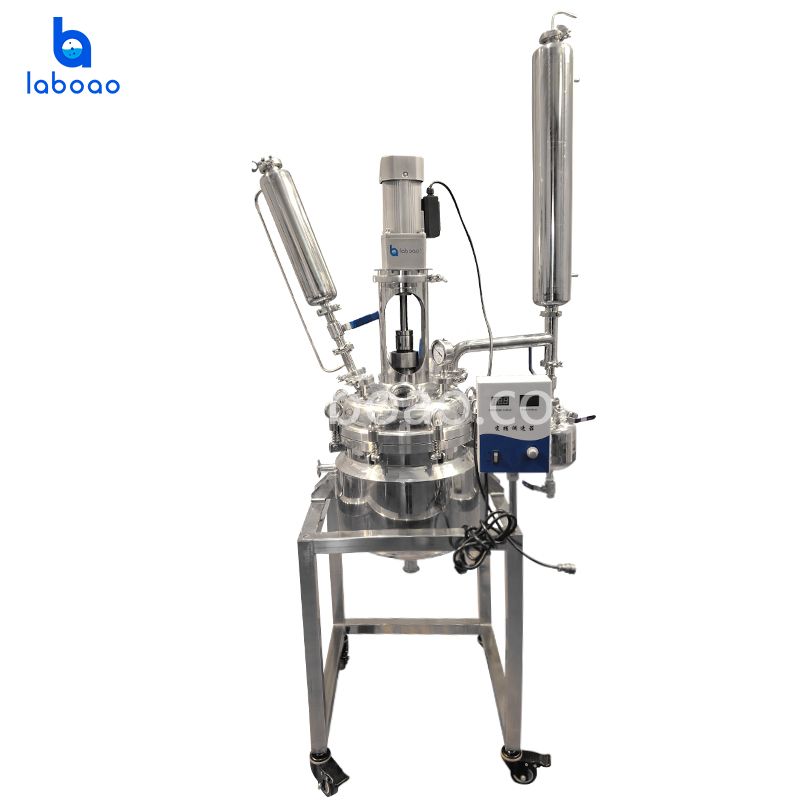 10L ummantelter chemischer Edelstahlreaktor