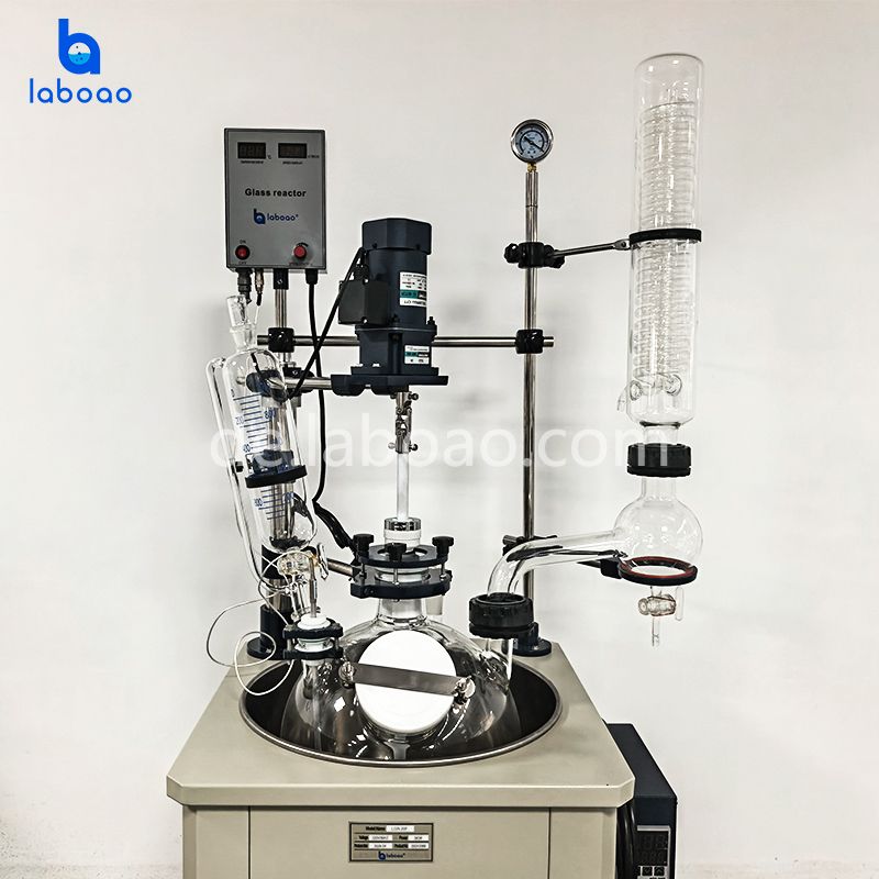20L einschichtiger Glasreaktor