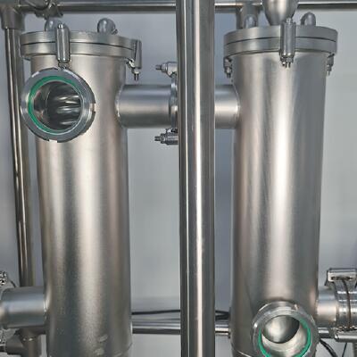 Molekulardestillationsanlage aus Edelstahl für die Destillation von ätherischen Ölen detail - Kondensator+Kühlfallensystem, Fensterdesign, gut einsehbares Materialprozessprogramm, Gas kondensiert gründlicher